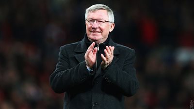 أليكس فيرجسون يحضر أول مباراة لـ أموريم مع مانشستر يونايتد في أولد ترافورد