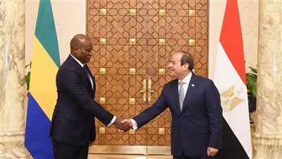السيسي: تعزيز دعم مصر للجابون فى القطاع الصحى والتعاون مشترك فى 4 مجالات 