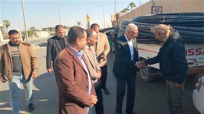 توزيع المرحلة الثانية من شبكات الري لصغار المزارعين بشمال سيناء 