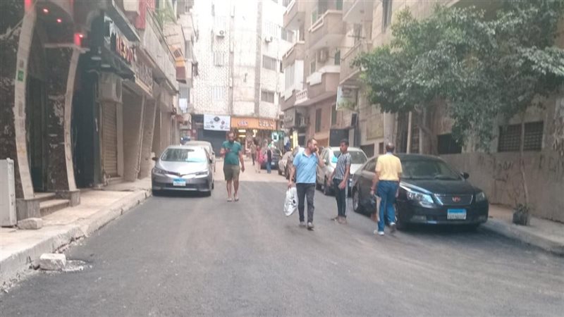 تطوير شوارع حي المنتزه