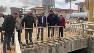  معدلات تنفيذ محطات الصرف الصحي المعالجة بالقاهرة الجديدة