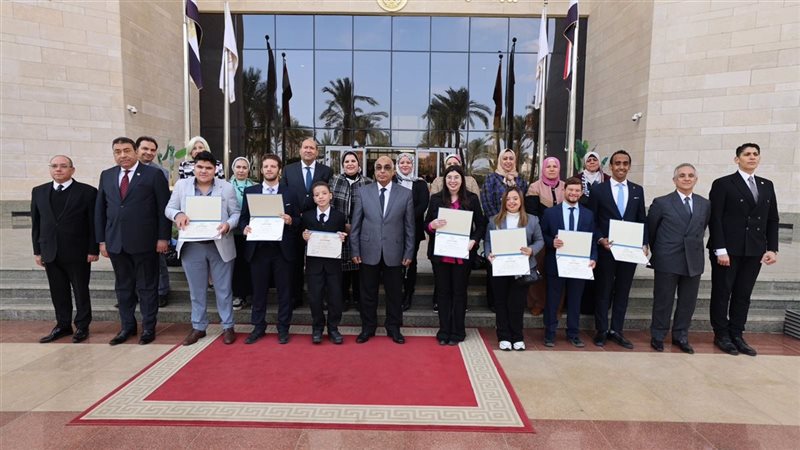 وزير العدل خلال التكريم،