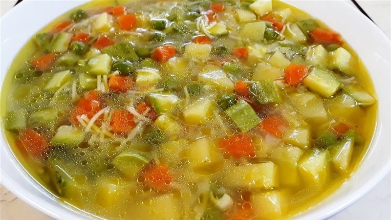 شوربة الخضار، فيتو