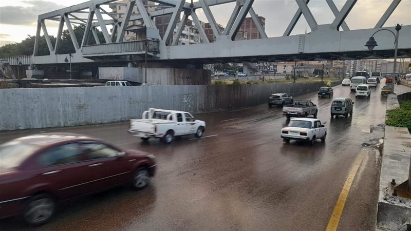 أمطار غزيرة فى الإسكندرية