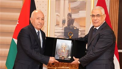 النائب العام يستقبل نظيره الأردني في مكتبه بالقاهرة