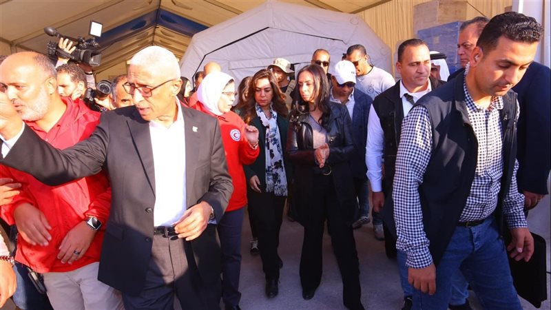وزيرة التضامن خلال