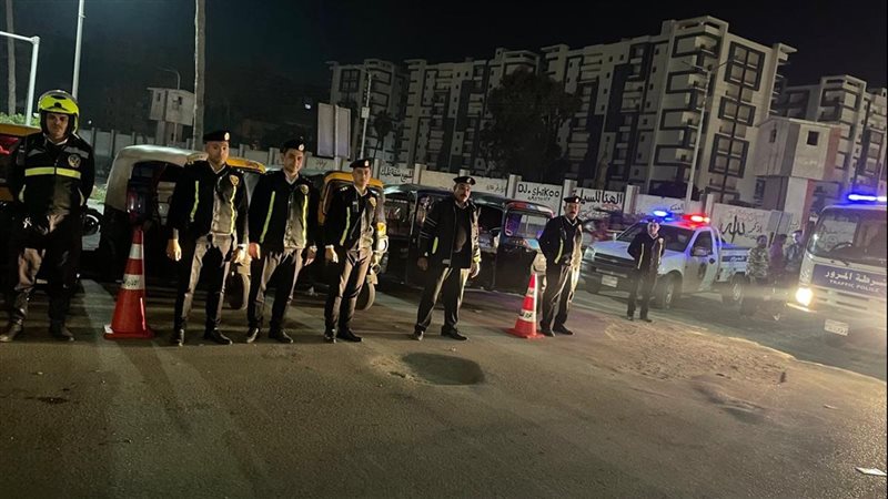 حملات مرورية بالمنصورة