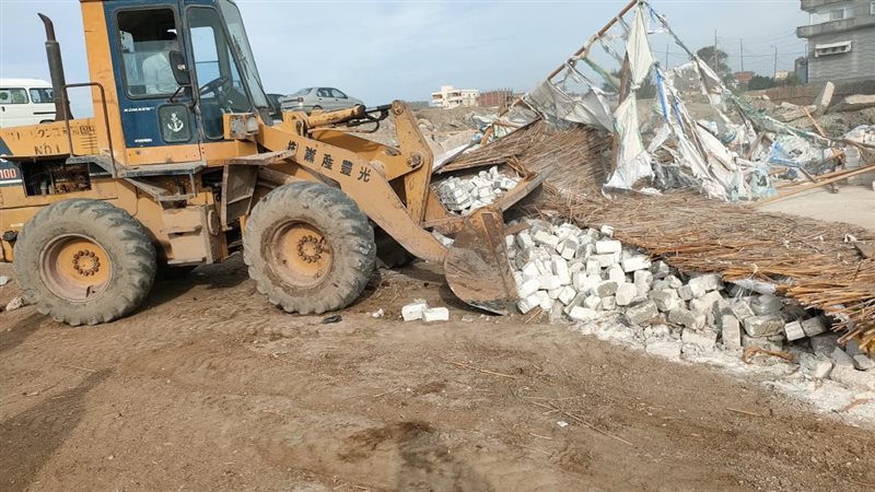 إزالة التعديات بالبحيرة