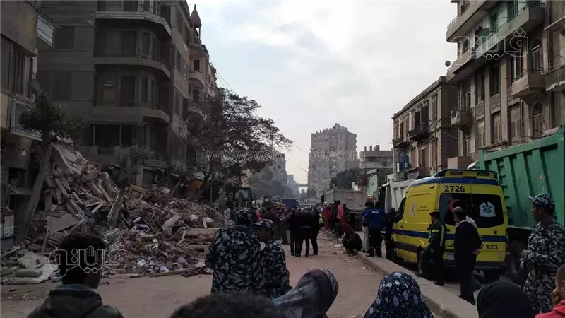 حادث انهيار عقار