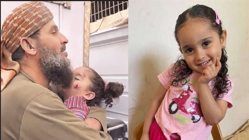 الشيخ خالد وحفيدته،
