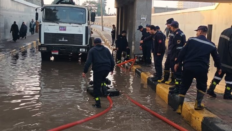 انفجار ماسورة مياة