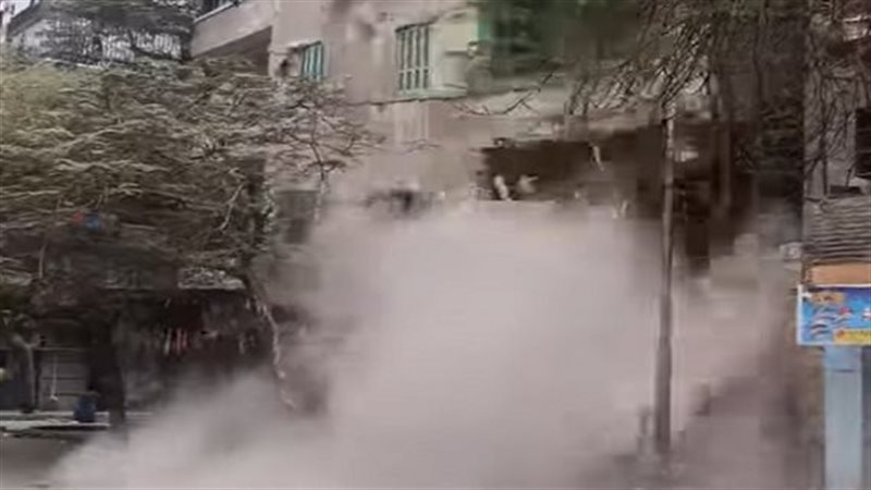 إصابة شخصين في انهيار