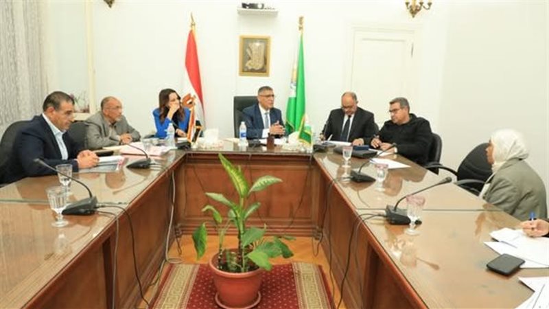 لقاء محافظ الجيزة