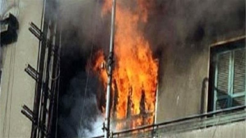 إصابة شخصين في حريق