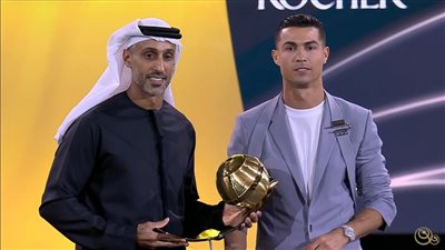 رونالدو يفوز بجائزة جلوب سوكر لأفضل هداف في كل العصور 