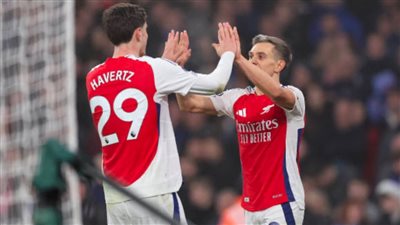 الدوري الإنجليزي، آرسنال يتقدم على إبسويتش تاون 0/1 في الشوط الأول