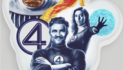 إصدار بوستر فني لفيلم The Fantastic Four First Steps