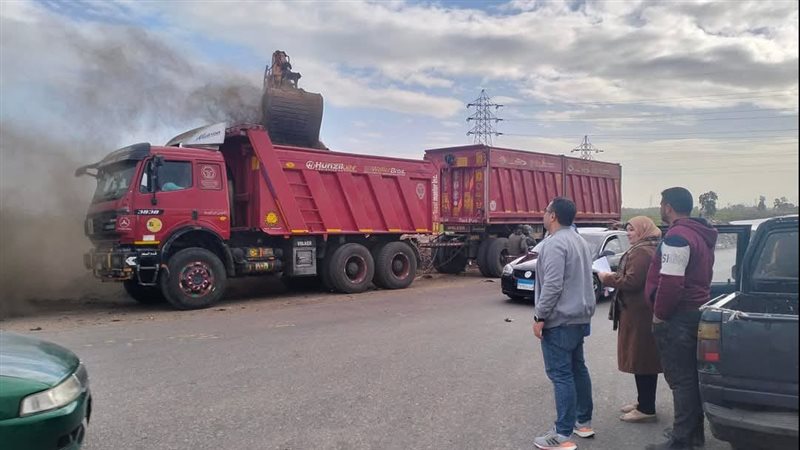 رفع تلال قمامة بالدقهلية،