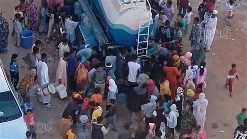 أزمة انقطاع مياه