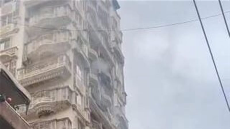 حريق شقة محرم بك،