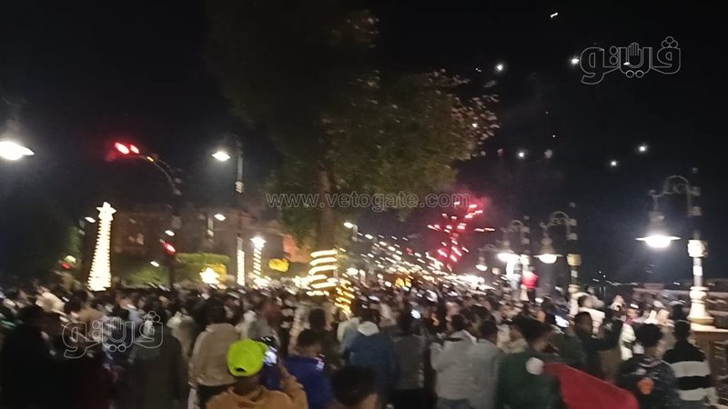 أثناء الاحتفال 