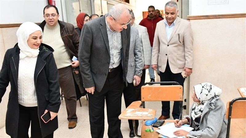 جانب من تفقد الامتحانات،فيتو