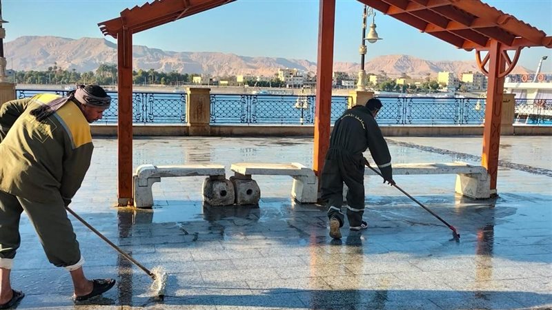 أثناء النظافة 