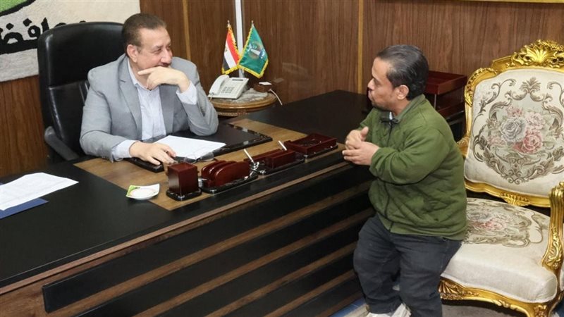محافظ المنوفية خلال
