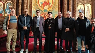 مسئولو أجهزة المدن الجديدة يزورون عددًا من الكنائس لتقديم التهنئة بعيد الميلاد