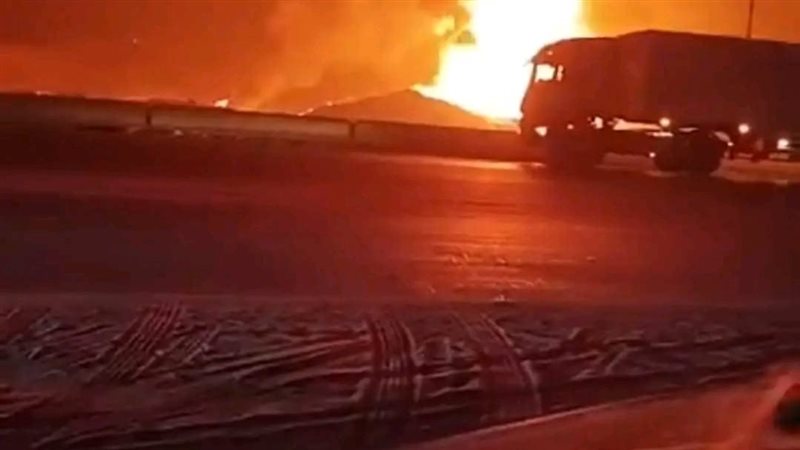انفجار خط مواسير