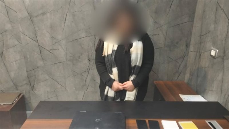 ضبط مديرة شركة 