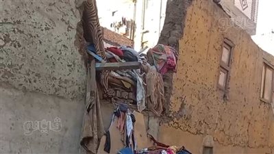 انهيار منزل قديم فى أسوان دون إصابات