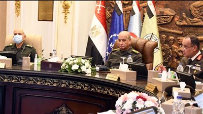 وزير الدفاع يشهد اختبارات الهيئة لطلبة الكليات العسكرية بالكلية الحربية | فيديو