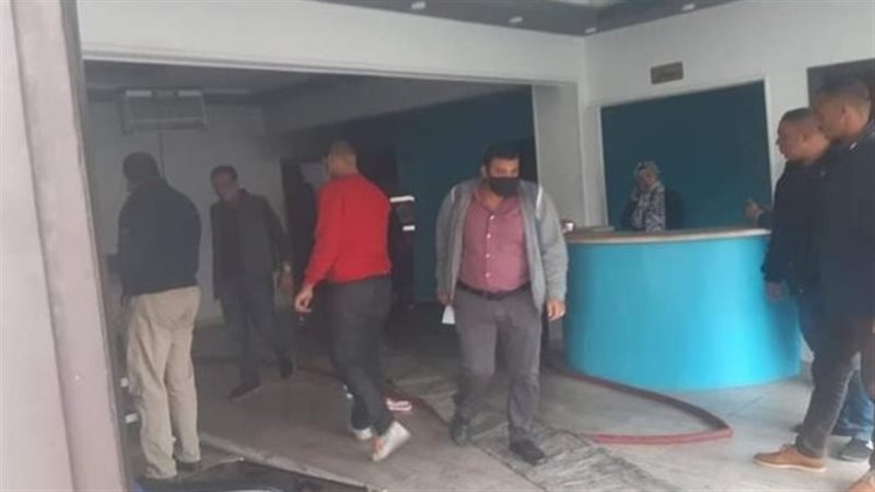 حريق مستشفى خاص 
