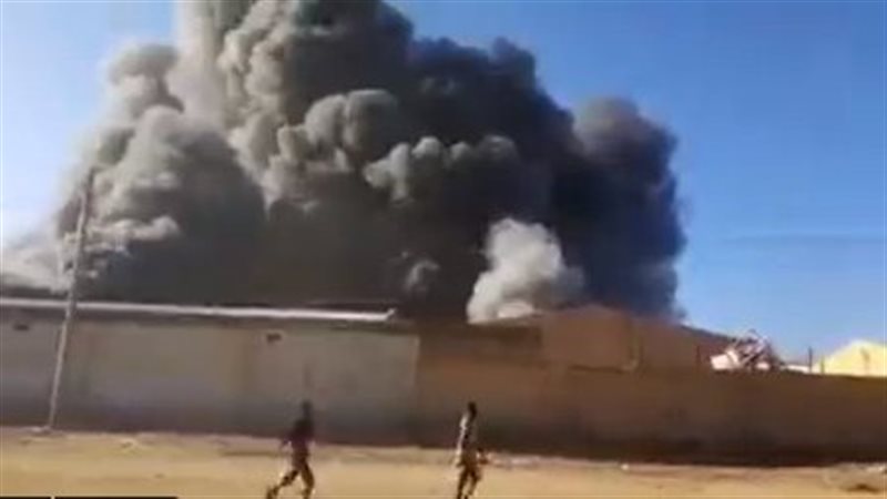حريق هائل في أم درمان