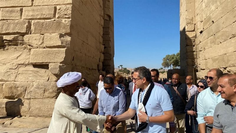 وزير الاثار يتفقد