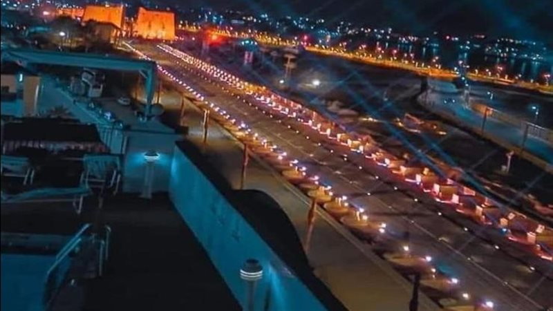 حفل افتتاح طريق الكباش