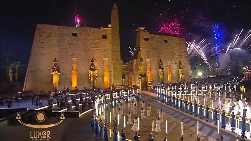 حفل افتتاح طريق الكباش