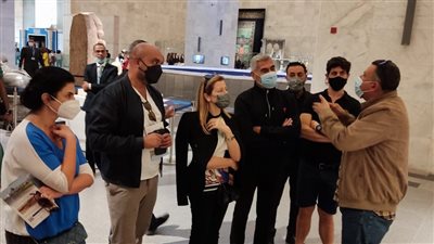 المتحف القومي للحضارة يستقبل عائلة المصمم العالمي إيلي صعب