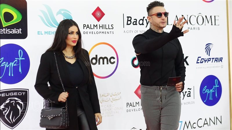 أحمد الفيشاوي وزوجته