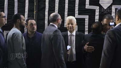 عزاء المستشار جلال إبراهيم.. الظهور الأول لمرتضى منصور بالزمالك.. ووفد الأهلي يقدم التعازي