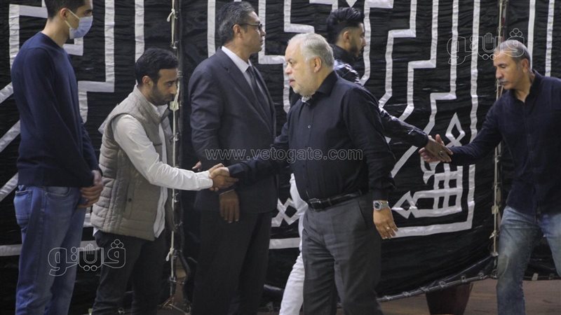 أشرف زكي في عزاء