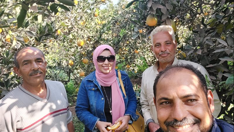 من داخل إحدى حدائق