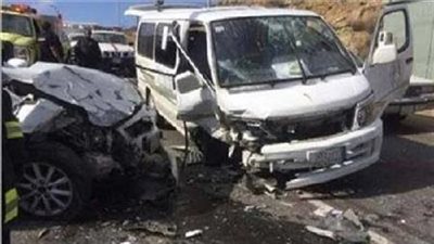 إصابة 8 أشخاص في حادث تصادم علي طريق المنصورة دمياط 