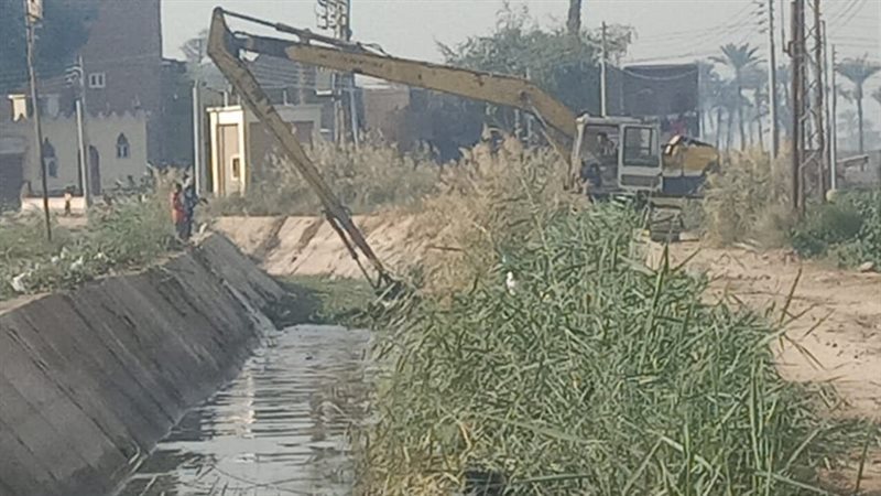 تطهير الترع بأسيوط،