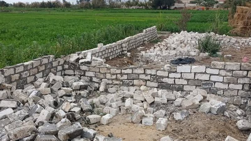 ازالة التعديات بالبحيرة