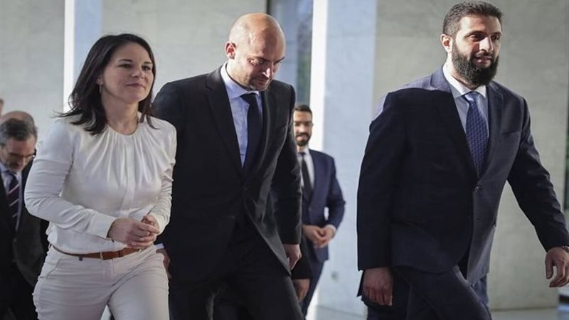 الشرع ووزيرة خارجية