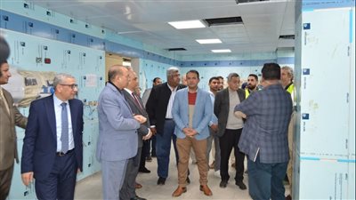 رئيس جامعة المنصورة يتابع أعمال تطوير مستشفي الأطفال (صور) 