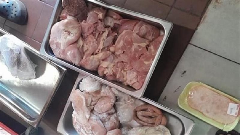 ضبط طن لحوم ودواجن
