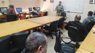 حياة كريمة، تدريب ١٦٩ موظفا حكوميا علي برامج الحاسب الآلي بمكتبة دمنهور